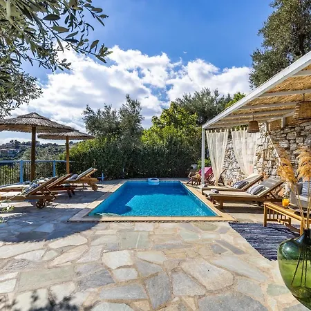 Villa Avaton Near Skopelos Town Exterior photo